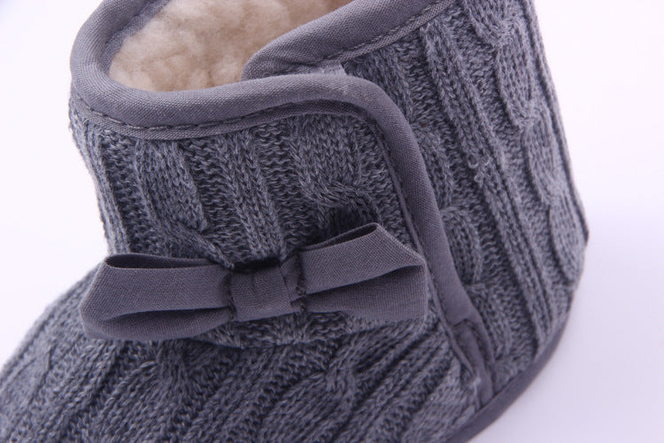 Wool Knitted Winter baby shoes