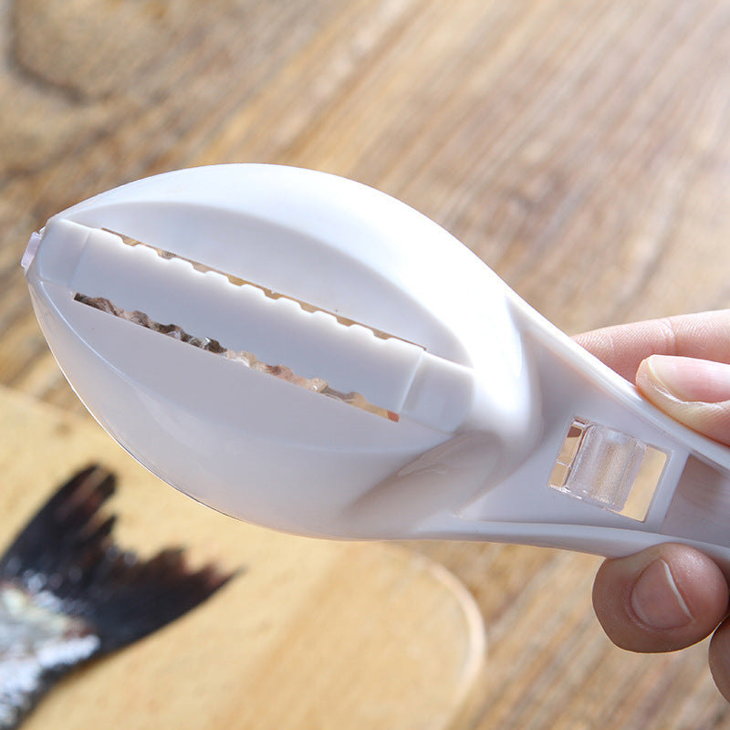 Fish scale scraper