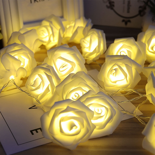Lumini LED tip Flori de Trandafir