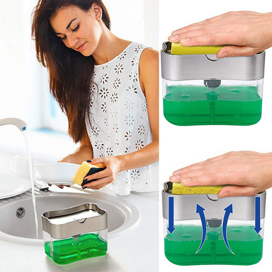 Multifunction Soap Dispenser with Sponge