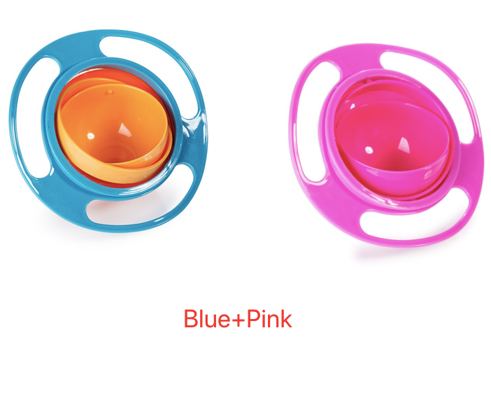 360 Rotate Spill-proof Bowl Dish