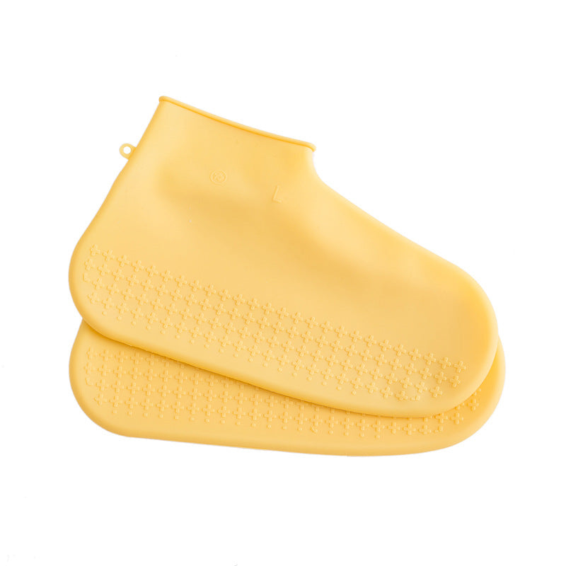 Silicone Waterproof Shoe Covers Are Thick And Durable In Rainy Days