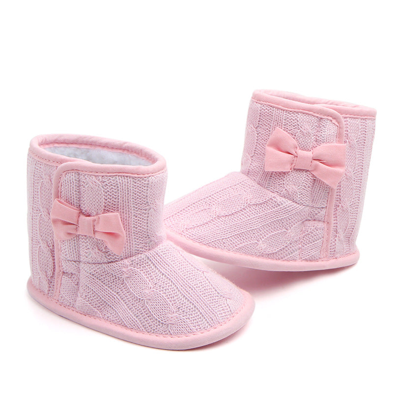 Wool Knitted Winter baby shoes