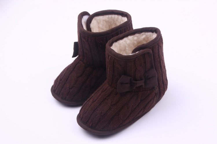 Wool Knitted Winter baby shoes