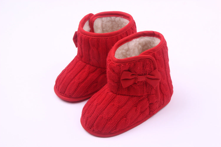 Wool Knitted Winter baby shoes
