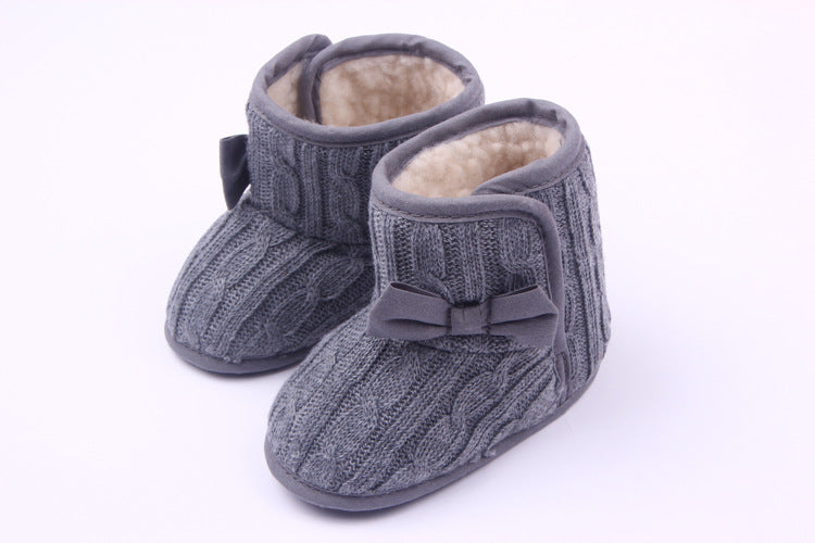 Wool Knitted Winter baby shoes