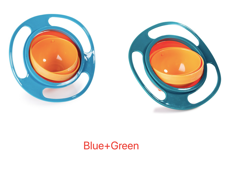 360 Rotate Spill-proof Bowl Dish