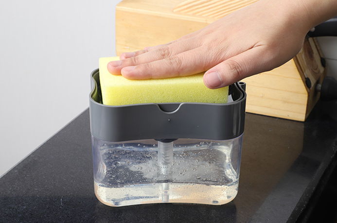 Multifunction Soap Dispenser with Sponge