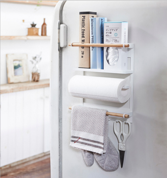 Magnetic Kitchen Refrigerator Storage Side Shelf
