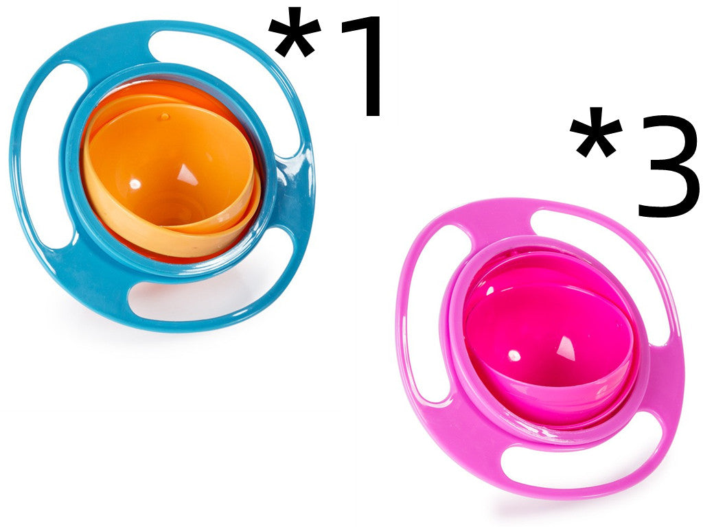 360 Rotate Spill-proof Bowl Dish