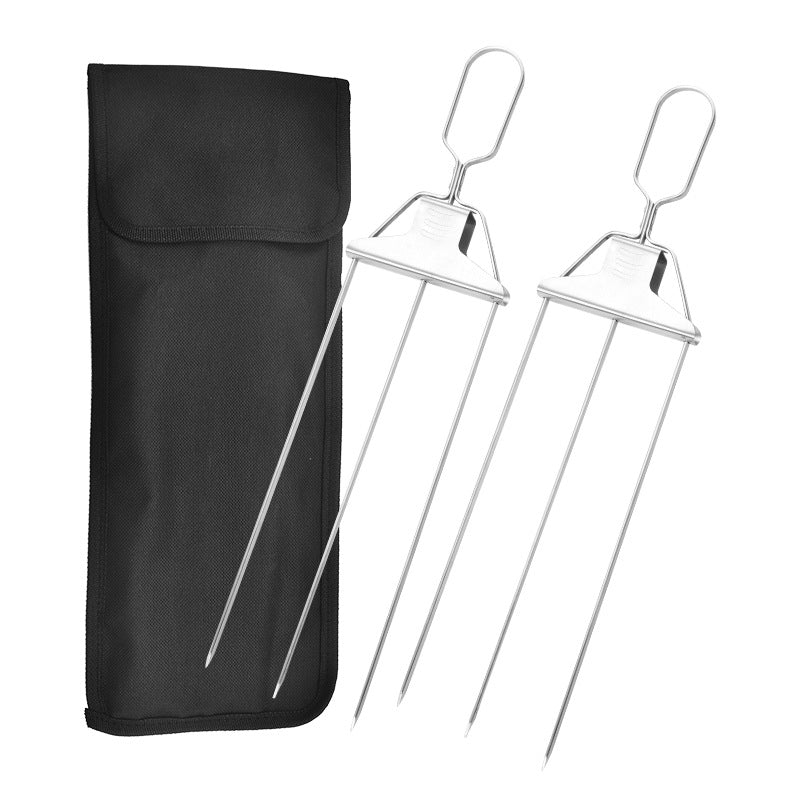 Stainless Steel Barbecue Grill Fork