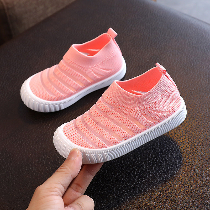 Spring And Autumn  Fabric Mesh Shoes
