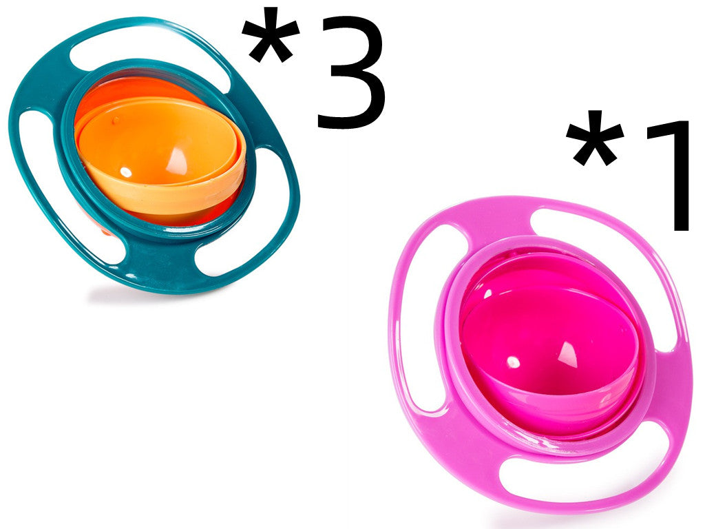 360 Rotate Spill-proof Bowl Dish