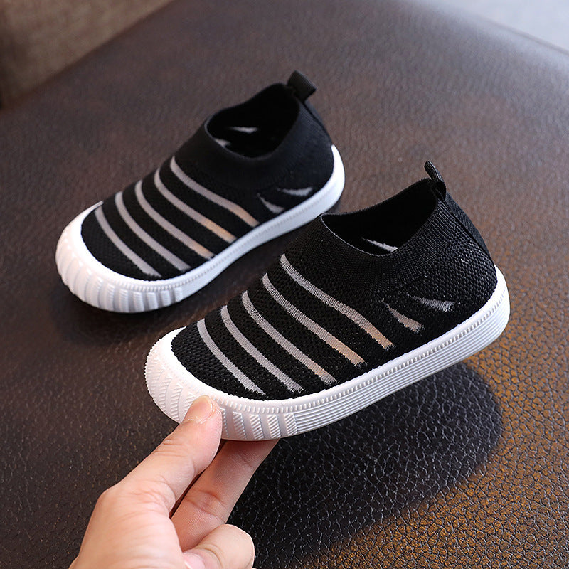 Spring And Autumn  Fabric Mesh Shoes