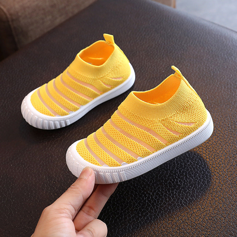 Spring And Autumn  Fabric Mesh Shoes