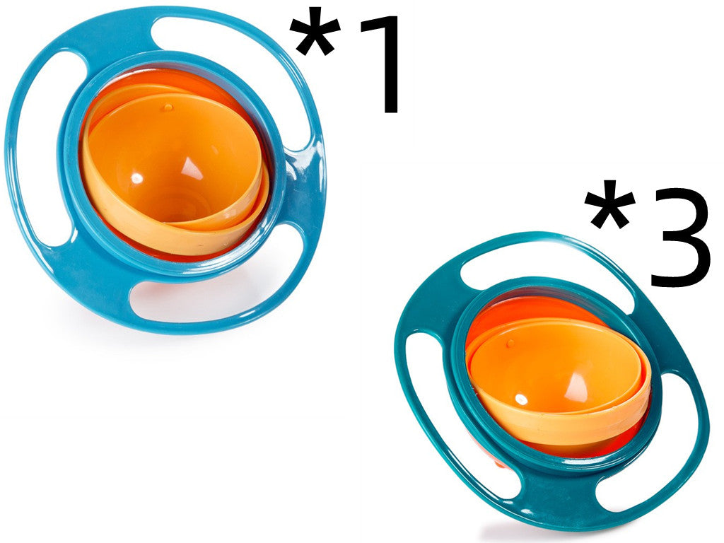 360 Rotate Spill-proof Bowl Dish