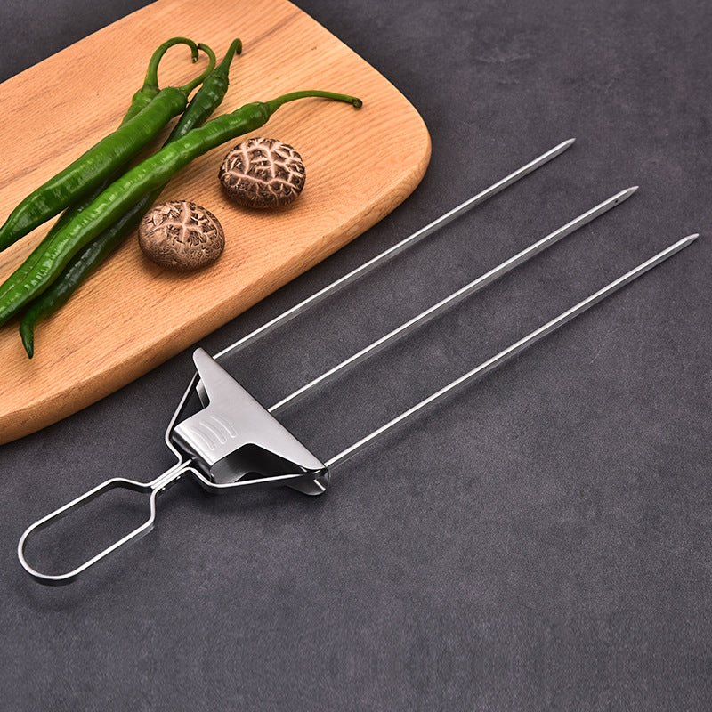 Stainless Steel Barbecue Grill Fork