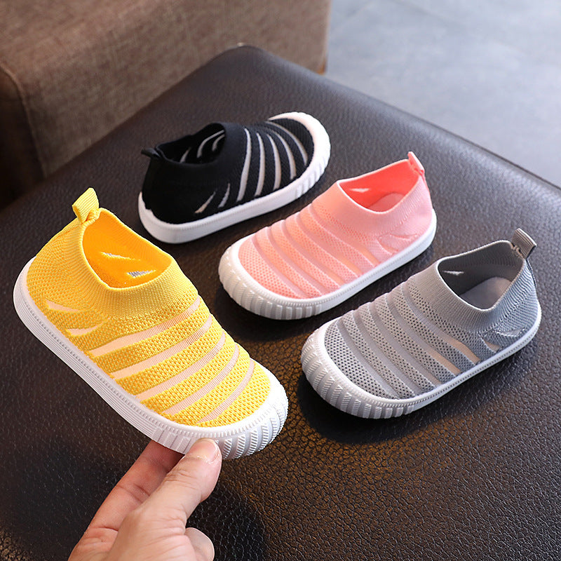 Spring And Autumn  Fabric Mesh Shoes