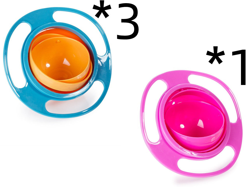 360 Rotate Spill-proof Bowl Dish